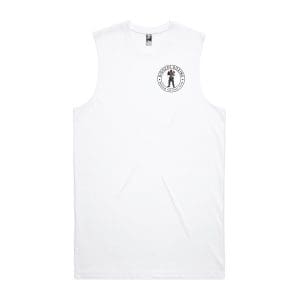 Front White Tank with Soldier